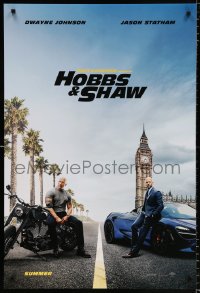 7k689 HOBBS & SHAW teaser DS 1sh 2019 Fast & Furious Presents Dwayne Johnson & Jason Statham!