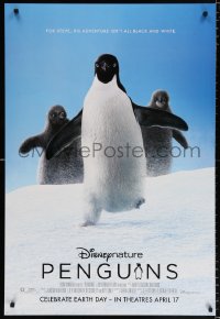 7k823 PENGUINS advance DS 1sh 2019 Ed Helms narrates, his adventure isn't all black and white!
