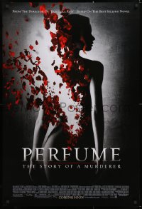 7k826 PERFUME: THE STORY OF A MURDERER advance DS 1sh 2007 Rickman, Rachel Hurd-Wood, cool image!