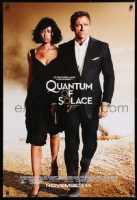 7k846 QUANTUM OF SOLACE advance 1sh 2008 Daniel Craig as James Bond, sexy Olga Kurylenko!