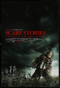 7k873 SCARY STORIES TO TELL IN THE DARK advance DS 1sh 2019 Guillermo Del Toro, creepy scarecrow!