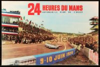 7k298 24 HEURES DU MANS 16x24 French special poster 1973 great image of race cars on track!