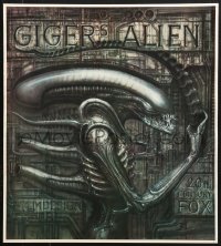 7k306 ALIEN 20x22 special poster 1990s Ridley Scott sci-fi classic, cool H.R. Giger art of monster!