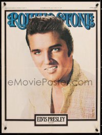 7k361 ELVIS PRESLEY 17x23 Australian special poster 1977 cool art on cover of Rolling Stone!