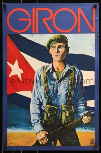 7k380 GIRON 19x28 Cuban special poster 1981 OSPAAAL, different Rafael Morante art!