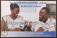 7k400 LA PLANIFICATION FAMILIALE 16x24 special poster 1990s family planning!