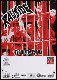 7k097 RAWSIDE 24x33 German music poster 2004 Outlaw, punk rock 'n' roll, men in jail!