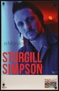 7k102 STURGIL SIMPSON 11x17 music poster 2013 High Top Mountain, cool close-up of the singer!