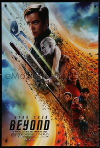 7k911 STAR TREK BEYOND teaser DS 1sh 2016 the Starship Enterprise and crew, Regal Cinemas!