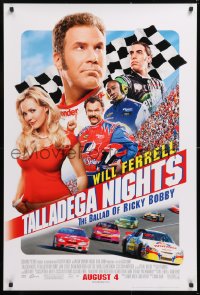 7k932 TALLADEGA NIGHTS THE BALLAD OF RICKY BOBBY advance DS 1sh 2006 NASCAR driver Will Ferrell!