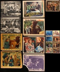 7m216 LOT OF 17 LOBBY CARDS 1920s-1940s incomplete sets from a variety of different movies!
