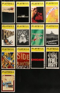7m245 LOT OF 13 1997-01 PLAYBILLS 1997-2001 info for a variety of different Broadway shows!