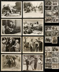 7m319 LOT OF 30 1950S WESTERN 8X10 STILLS 1950s great scenes from several cowboy movies!