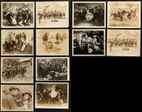 7m336 LOT OF 12 1930S WESTERN 8X10 STILLS 1930s great scenes from several cowboy movies!