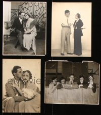 7m082 LOT OF 4 IVOR NOVELLO 10X12 STILLS 1920s-1930s great portraits of the silent actor!