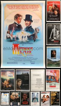 7m451 LOT OF 17 UNFOLDED SINGLE-SIDED 27X41 ONE-SHEETS 1980s a variety of movie images!