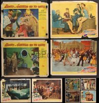 7m224 LOT OF 10 ABBOTT & COSTELLO LOBBY CARDS 1940s-1950s Go to Mars, in Society, It Ain't Hay!