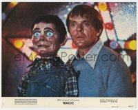 7p539 MAGIC color 11x14 still #2 1978 best close up of Anthony Hopkins & his ventriloquist dummy!