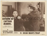 7p018 ADVENTURES OF CAPTAIN MARVEL chapter 9 LC R1953 Junior Coghlan attacked, Dead Man's Trap!