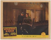 7p050 APPOINTMENT IN BERLIN LC 1943 Marguerite Chapamn, spy George Sanders, Berlin radio station!