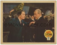 7p069 BARONESS & THE BUTLER LC 1938 great close up of William Powell mad at Henry Stephenson!