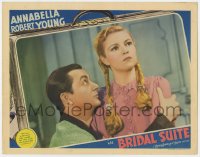 7p103 BRIDAL SUITE LC 1939 pretty Annabella & Robert Young love in the moonlight tonight!