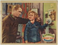 7p104 BRIGHT EYES LC 1934 close up of adorable Shirley Temple smiling at James Dunne, ultra rare!