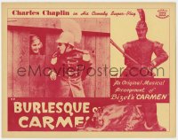 7p111 BURLESQUE ON CARMEN LC R1948 images of Charlie Chaplin in parody of Bizet's opera!