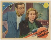 7p192 DANGEROUS NUMBER LC 1937 Robert Young & Ann Sothern learn what NOT to do on their honeymoon!