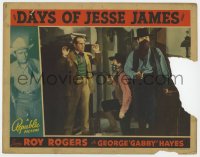 7p198 DAYS OF JESSE JAMES LC 1939 great image of masked outlaws holding banker at gunpoint