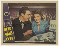 7p201 DEAD MAN'S EYES LC 1944 c/u of Lon Chaney Jr. & pretty Jean Parker, Inner Sanctum Mystery!