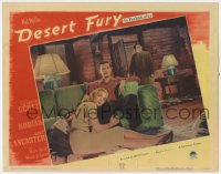 7p209 DESERT FURY LC #8 1947 Wendell Corey walks in on John Hodiak & sexy Lizabeth Scott!