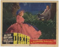 7p225 DIXIE LC #8 1943 Bing Crosby by tree admires pretty Marjorie Reynolds in elaborate dress!