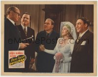 7p229 DON JUAN QUILLIGAN LC 1945 William Bendix, Joan Blondell & others at wedding!
