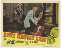 7p238 DOWN MEMORY LANE LC #8 1949 W.C. Fields as classic bad dentist pulling a woman's tooth!