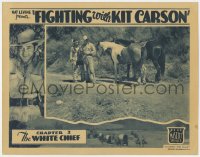 7p280 FIGHTING WITH KIT CARSON chapter 2 LC 1933 Johnny Mack Brown & Native American, White Chief!