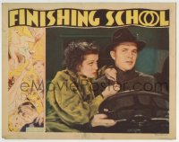 7p281 FINISHING SCHOOL LC 1934 close up of Frances Dee annoying Bruce Cabot driving truck!