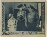 7p285 FIRST TO FIGHT LC 1931 Slim Summerville, nurse Eleanor Hunt & angry Eddie Gribbon!