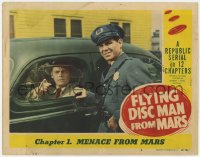7p292 FLYING DISC MAN FROM MARS chapter 1 LC #8 1950 Republic sci-fi serial, Menace From Mars, color