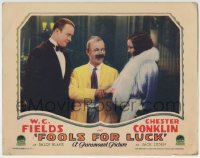 7p293 FOOLS FOR LUCK LC 1928 Jack Luden watches Chester Conklin greet pretty Sally Blane!