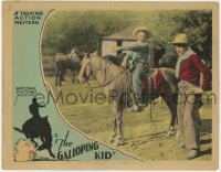 7p318 GALLOPING KID LC 1932 Robert Emmett Tansey by young cowboy Billy O'Brien on horse!