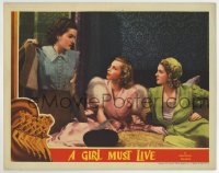 7p332 GIRL MUST LIVE LC 1939 Lilli Palmer & Renee Houston watch Margaret Lockwood put on jacket!