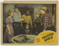 7p362 HAUNTED RANCH LC 1943 The Range Busters with Snowflake Toones & ventriloquist dummy Elmer!