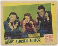 7p370 HENRY ALDRICH, EDITOR LC 1942 Jimmy Lydon, Charles Smith & Rita Quigley all with two phones!
