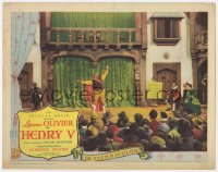 7p371 HENRY V LC #2 R1948 Laurence Olivier directs & stars in William Shakespeare's classic play!