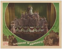 7p383 HITCHHIKE TO HAPPINESS LC 1945 musical number with chorus girls forming a wedding cake!