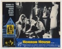 7p394 HORROR HOUSE LC #3 1970 great image of Frankie Avalon with scared Jill Haworth & others!
