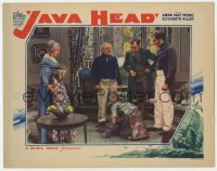 7p431 JAVA HEAD LC 1934 group of people watch Anna May Wong on her knees in front of Edmund Gwenn!