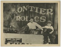 7p433 JERRY THE GIANT LC 1926 great image of The Wonder Child of the Screen & circus elephant!
