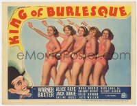 7p456 KING OF BURLESQUE LC 1935 great portrait of five sexy chorus girls in swimsuits!